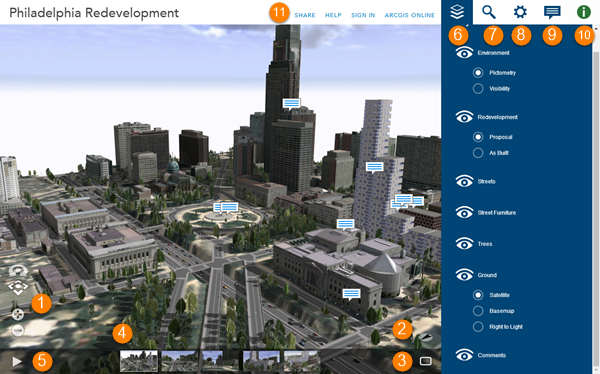 Visor web de CityEngine Visor web de CityEngine